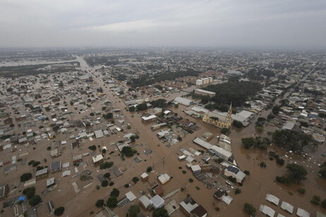 Las inundaciones en el sur de Brasil.