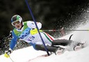 Razzoli nella 2/a manche dello slalom olimpico vinto ai Giochi di Vancouver