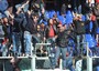 Ultra' del Genoa protestano durante Genoa-Siena