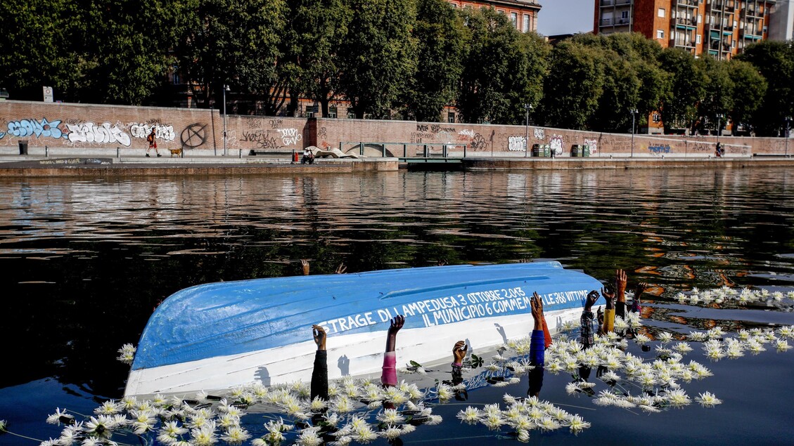 Instalação relembra vítimas 10 anos após naufrágio de Lampedusa