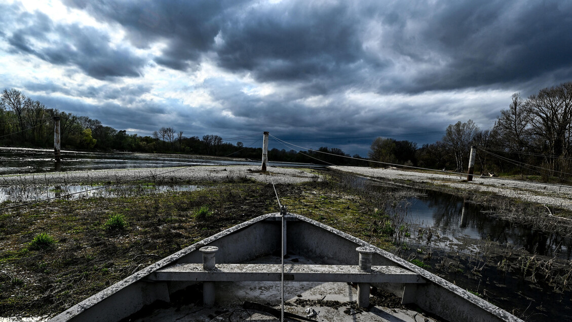 Il ponte delle Barche sul Ticino a Bereguardo (foto di Luca Zennaro)