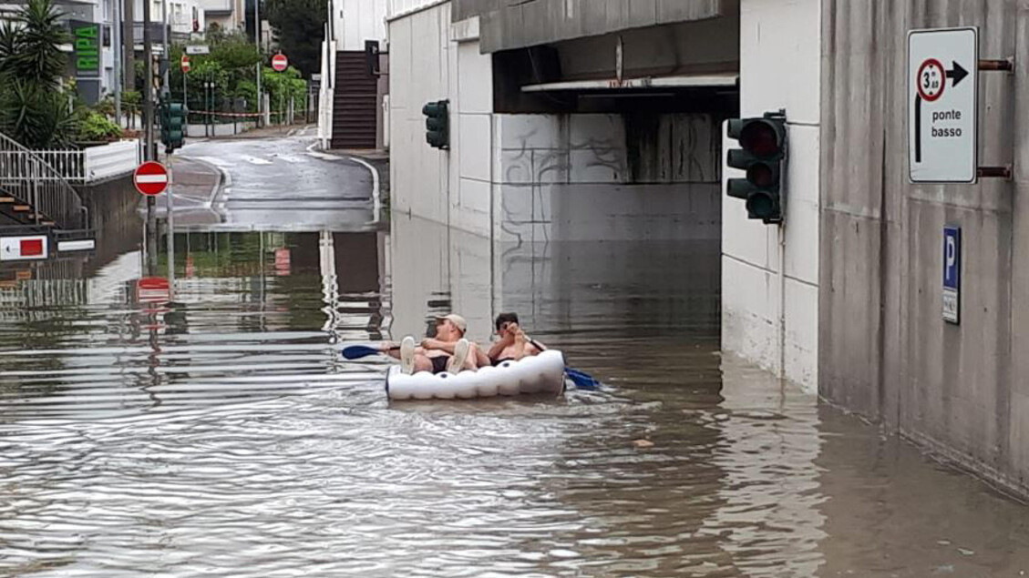 Cientos de evacuados por el mal tiempo en Italia