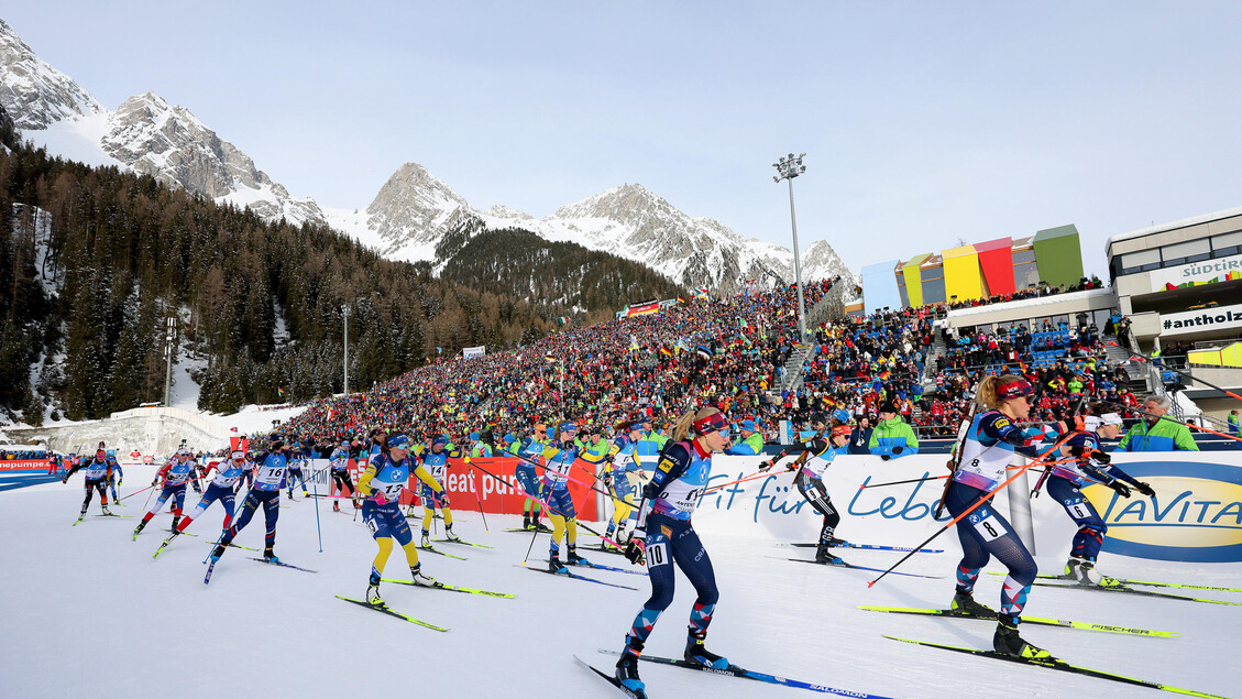 Copa do Mundo de Biatlo em Anterselva, na Itália