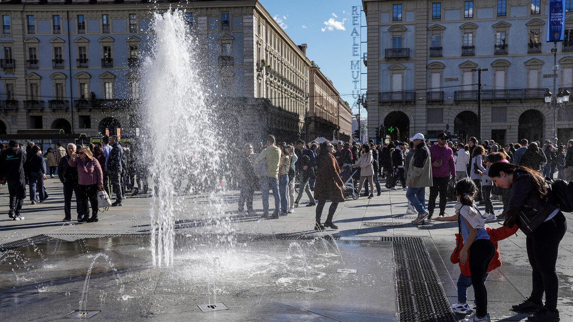 Centro de Turim no feriado da 'Pasquetta'