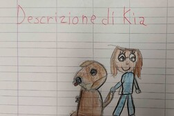 I disegni di Kia e Zoe fatti dai compagni della 2b della Don Milani di Formigine - Foto:uff. stampa Mayer