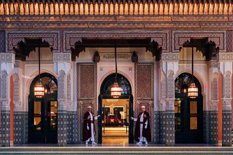 L'ingresso dell'hotel La Mamounia di Marrakech