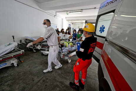 Il pronto soccorso dell'ospedali di Giugliano, Napoli