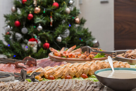 Un buffet di Natale foto iStock.