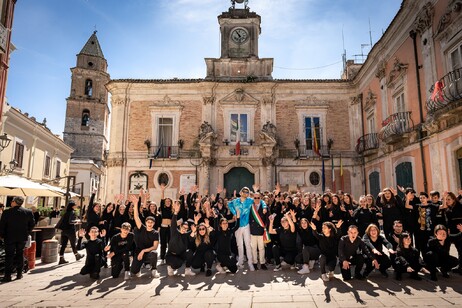 Simone Maghernino, MagoS, in piazza nella sua San Severo ALESSANDRO RUSSI