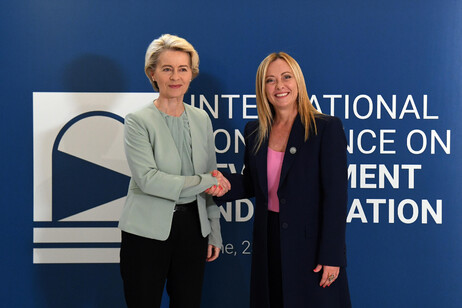 Ursula von der Leyen e Giorgia Meloni