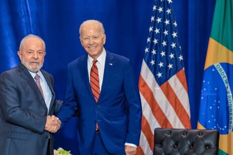 Biden e Lula se reuniram nos EUA (Foto: Ricardo Stuckert/PR)