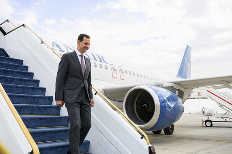 O ex-presidente da Síria Bashar al-Assad durante viagem em 2023