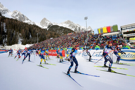 Copa do Mundo de Biatlo em Anterselva, na Itália