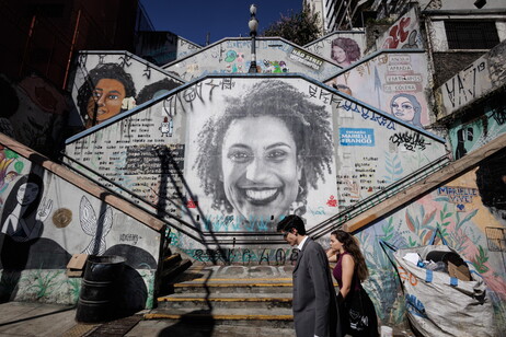 Homenagem à vereadora Marielle Franco em São Paulo (SP)