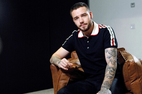 British Liam Payne in interview in Madrid