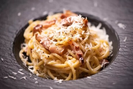 Pasta a la Carbonara, típico plato italiano