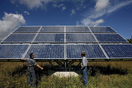 Paneles para energía solar, energía limpia