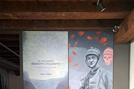 Ungaretti poeta y soldado, una de las muestras