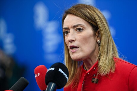 La presidenta del Parlamento Europeo, Roberta Metsola.