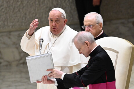 El Papa en la audiencia general de hoy.