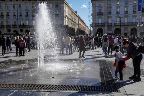 Centro de Turim no feriado da 'Pasquetta'