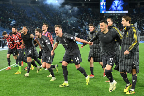 El festejo de Juventus