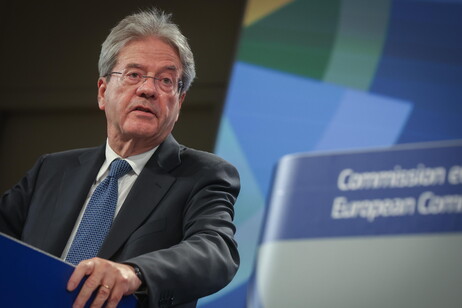 O comissário de Economia da UE, Paolo Gentiloni