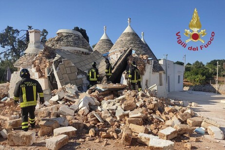 Explosão destruiu 'trullo' nem Cisternino