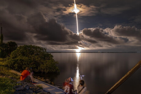 Lançamento da missão Polaris Dawn, na Flórida