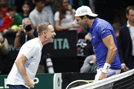 Matteo Berrettini e Filippo Volandri