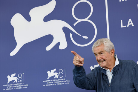 Claude Lelouch, a los 86 años, en el Festival de Venecia