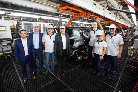 Geraldo Alckmin durante visita ao Polo Automotivo de Goiana, em Pernambuco