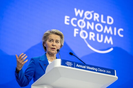 Von der Leyen discursa no Fórum de Davos, na Suíça