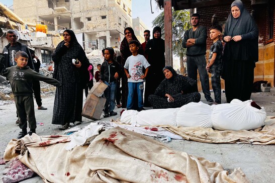 Escenas desgarradoras en el norte de Gaza.