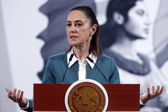 Presidenta de México, Claudia Sheinbaum, en conferencia de prensa