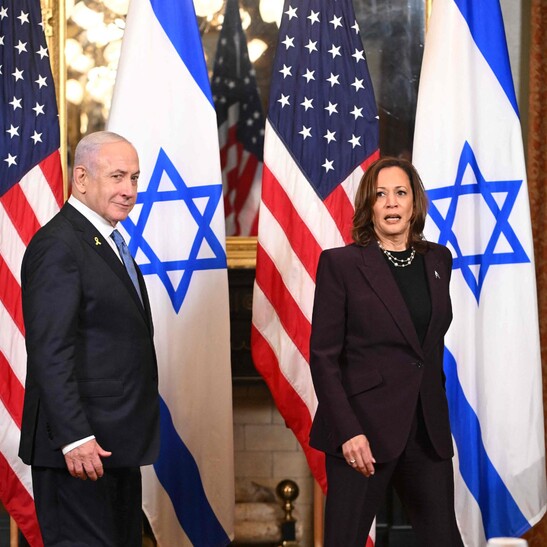 Kamala Harris incontra Benjamin Netanyahu
