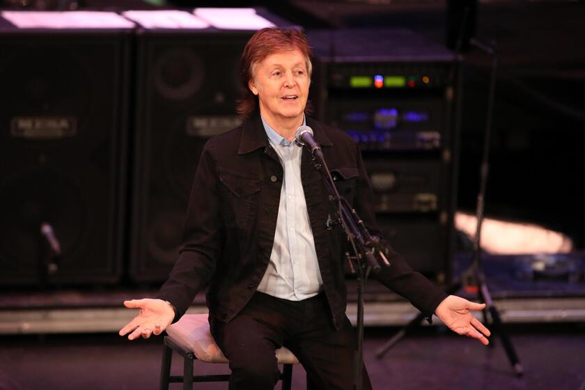 Beatles legend Paul McCartney in Perth, Western Australia