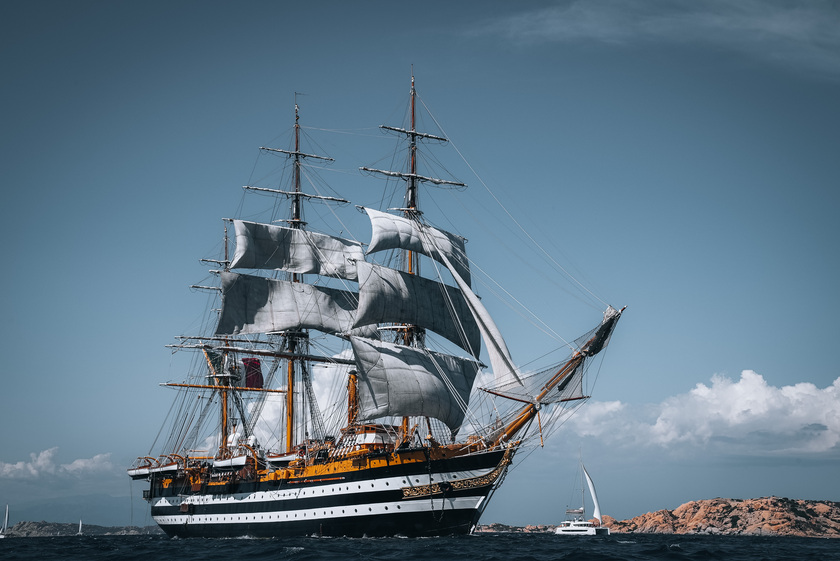 El buque escuela italiano el Amerigo Vespucci