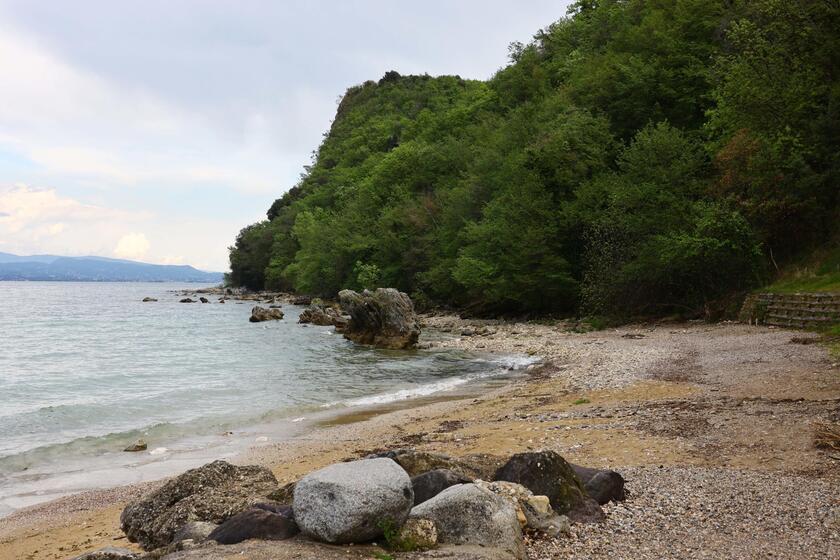 El Lago Garda, con el nivel más bajo de agua en años