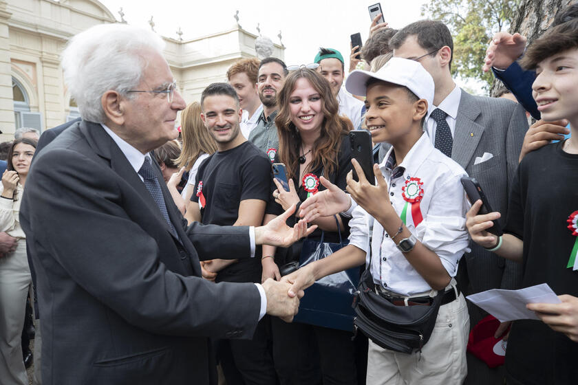 Sergio Mattarella en el Día de la República.