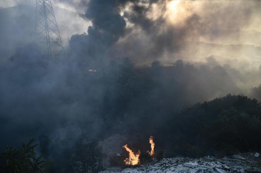 Incendi in Grecia © ANSA/AFP