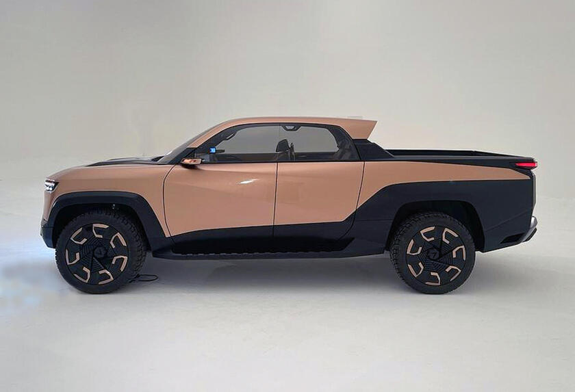 VinFast con Torino Design e GoMotiv inventa il primo pick-up coupé © ANSA/Torino Design