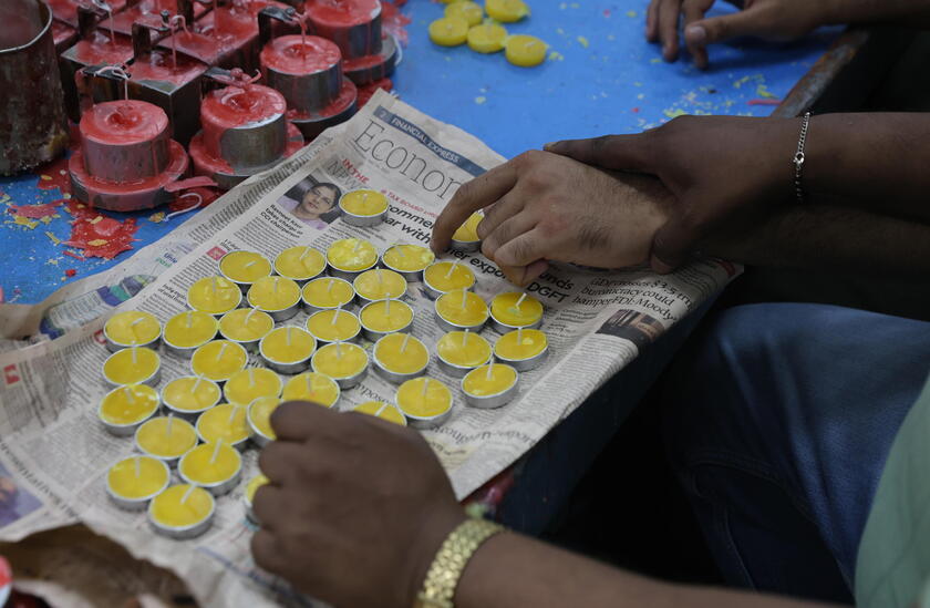 Diwali festival preparations in New Delhi