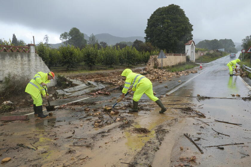 Piogge torrenziali in Spagna