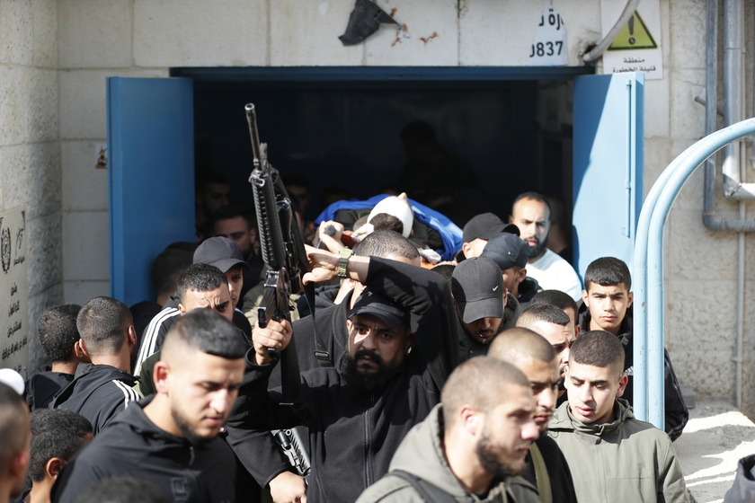 Funeral of Palestinians killed in Israeli operation in Jenin  