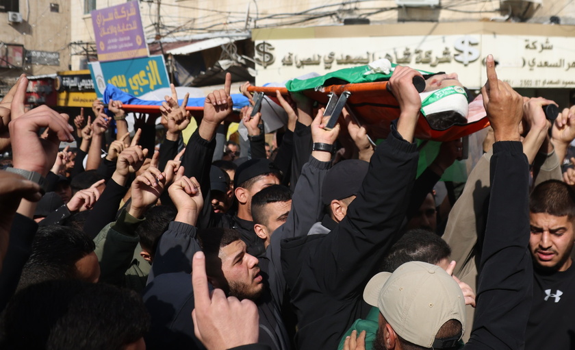 Funeral of Palestinians killed in Israeli operation in Jenin  