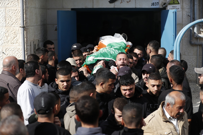 Funeral of Palestinians killed in Israeli operation in Jenin  