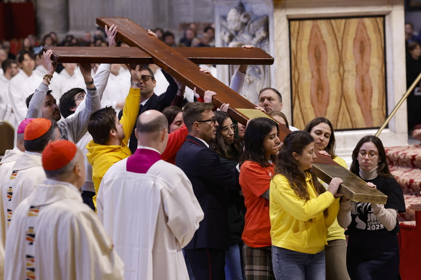 Pope Francis celebrates a Holy Mass on World Youth Day 