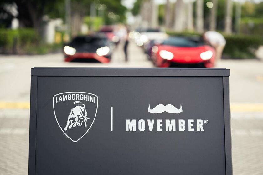 Raduno Lamborghini per Movember