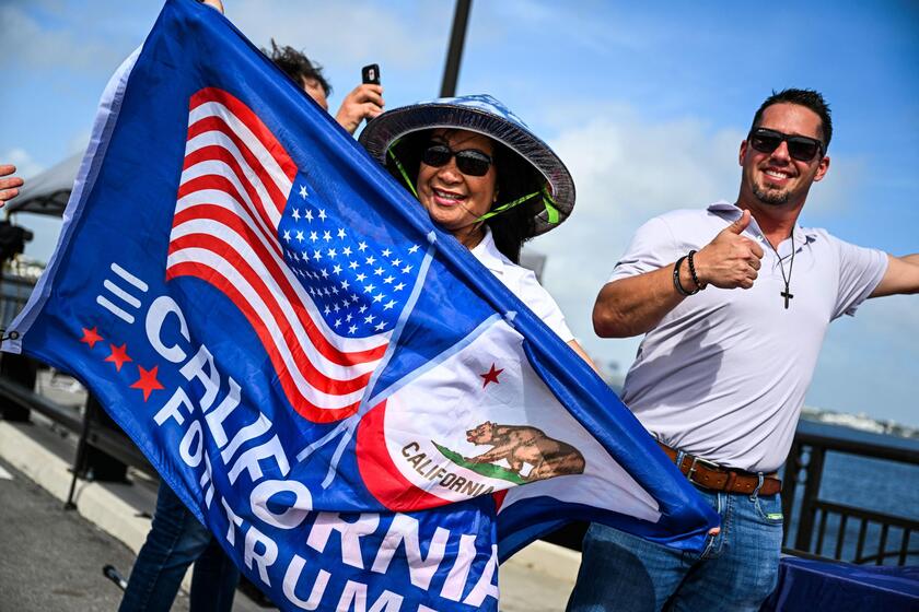 Seguidores celebran al 47mo presidente de Estados Unidos